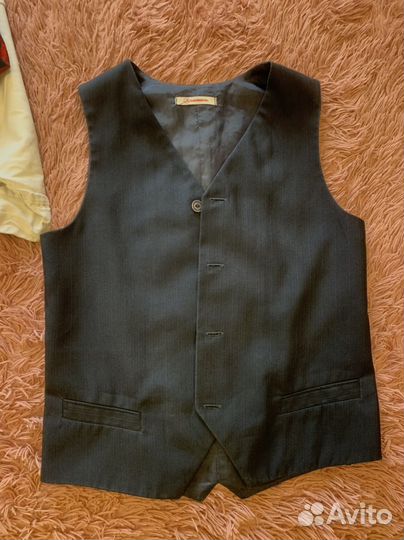 Жилетка школьная синяя на мальчика