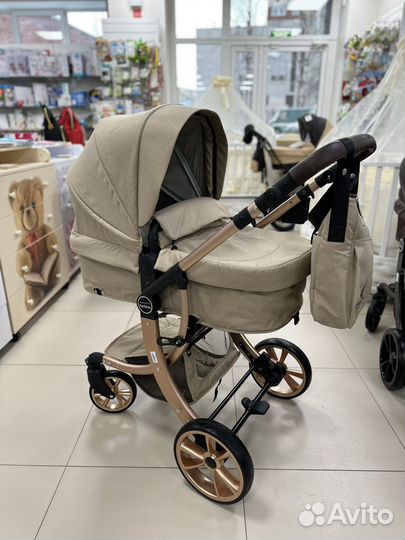 Коляска Aimile Original new gold 2в1 (Бебибум)