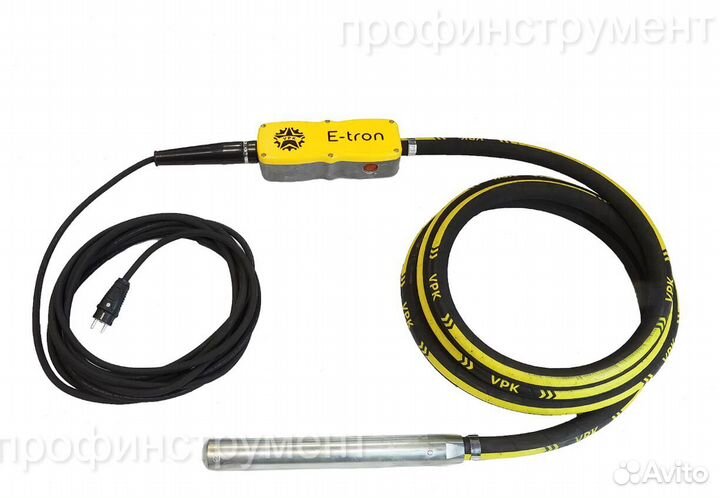 Вибратор высокочастотный для бетона впк E-tron 50