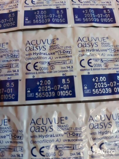 Acuvue Контактные линзы 1 Day Oasys with hydraluxe