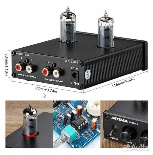 Предварительный усилитель звука ламповый