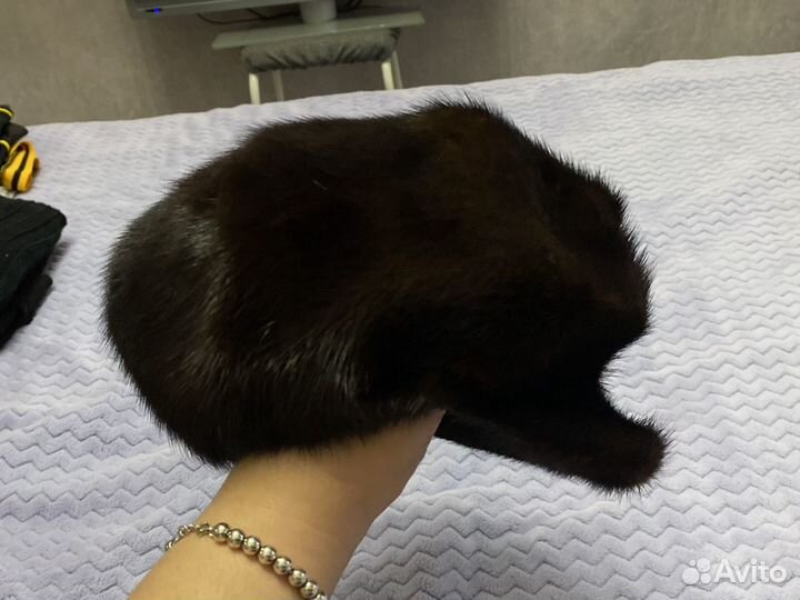 Шапка норковая новая женская
