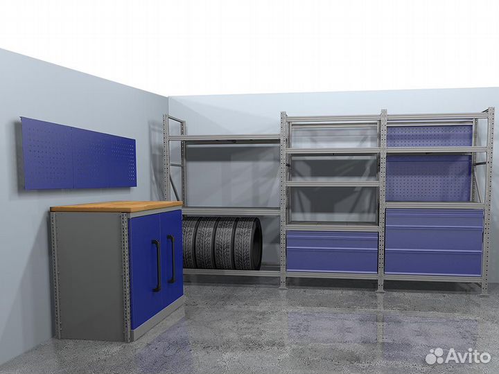 Мебель металлическая для гаража