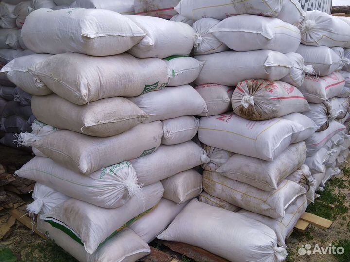 Опилки в мешках чистые без мусора