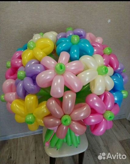 Воздушный шар,букет из шариков шдм,цветок из шаров
