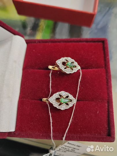 Золотые серьги