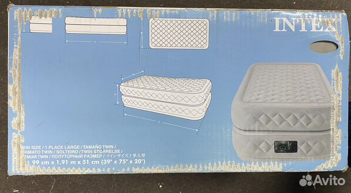Надувная кровать (матрас), 99х191х51