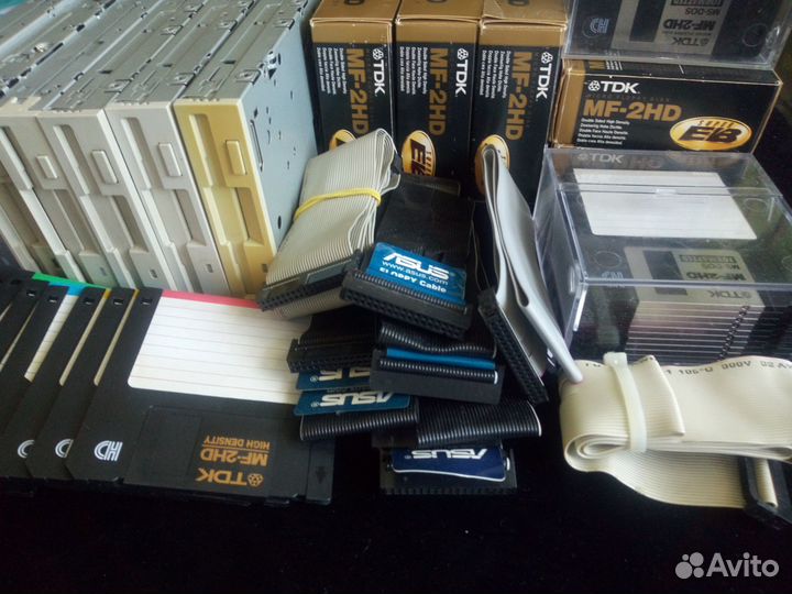 FDD дисководы + AWM шлейфы + дискеты 3,5