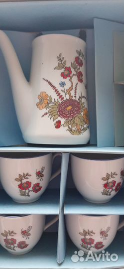 Детский фарфоровой кофейный сервиз ГДР