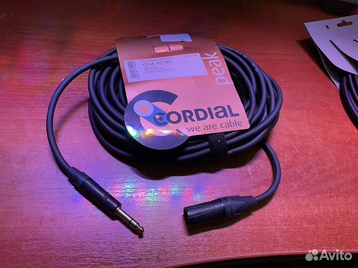 Микрофонный провод Cordial и Proel XLR Canon