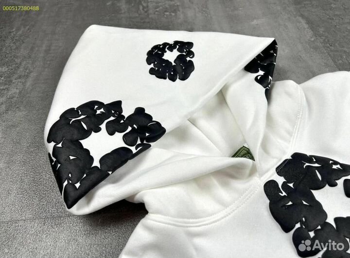 Худи Denim Tears белое новинка