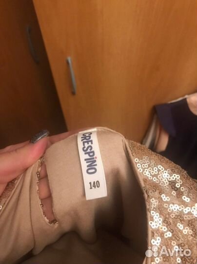 Платье для девочки новогоднее 140