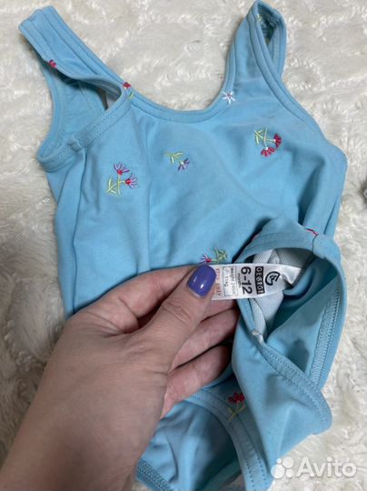 Летние вещи на малышку 6-12 мес