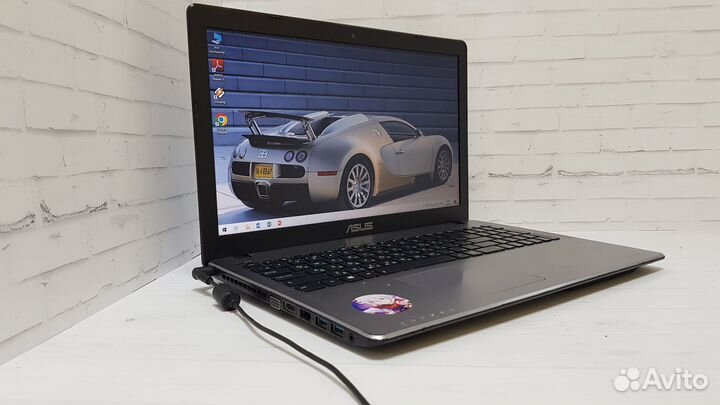 Быстрый ноутбук Asus 4потока/15.6