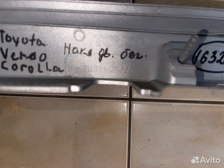 Накладка двери багажника Toyota Verso С 2009 По