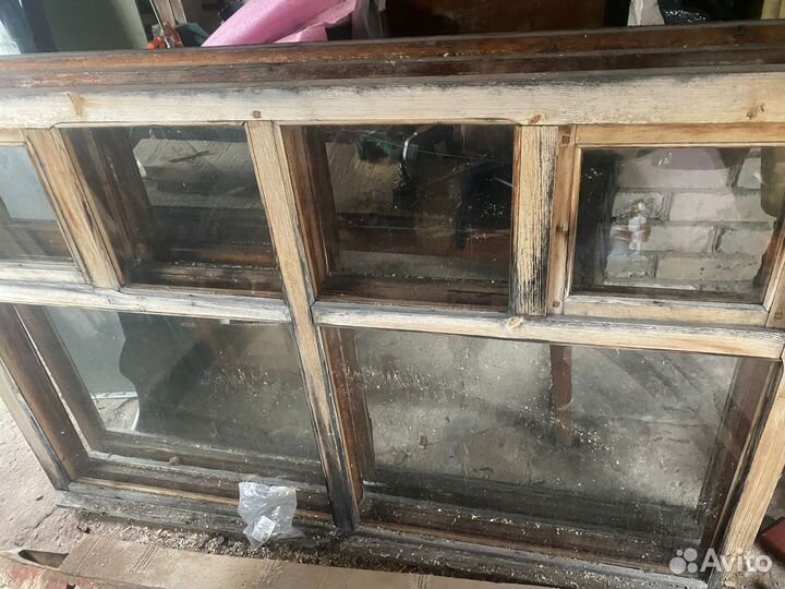 Деревянная оконная рама бу