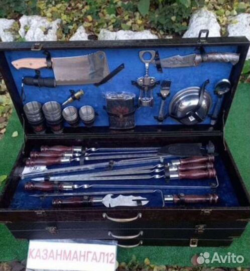 Набор шампуров в подарочном кейсе