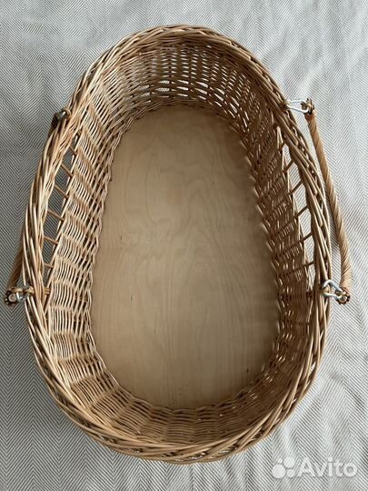Плетеная корзина люлька