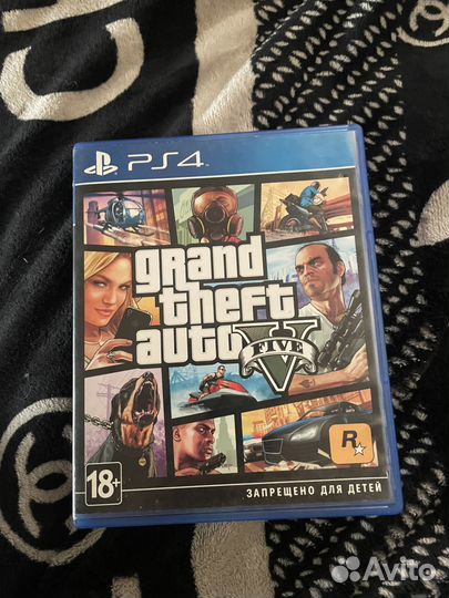 Игры ps4 диск gta 5