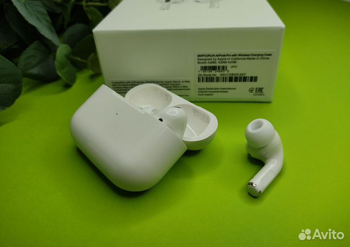 AirPods Pro 1:1(шумоподавление) +чехол в подарок