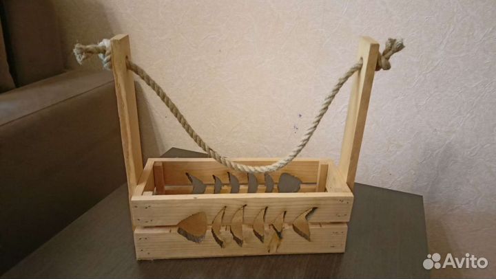 Ящик деревянный подарочный