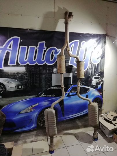 Выхлопная система Mercedes W220 двигатель М113