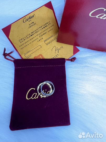 Cartier trinity кольцо
