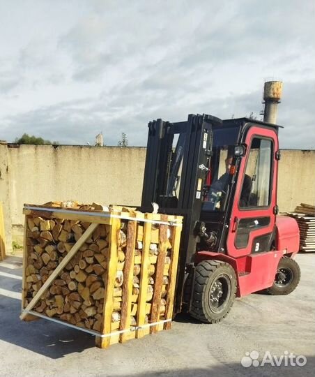 Дрова колотые: дуб, берёза