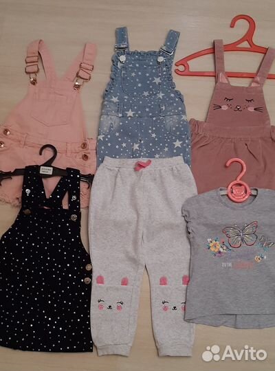 Вещи пакетом на девочку 86-98 размер