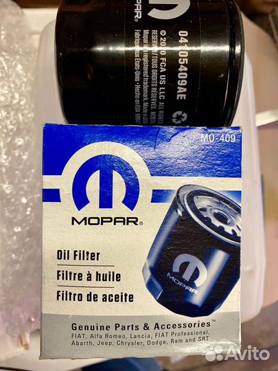 Фильтр маслянный 04105409AE Mopar