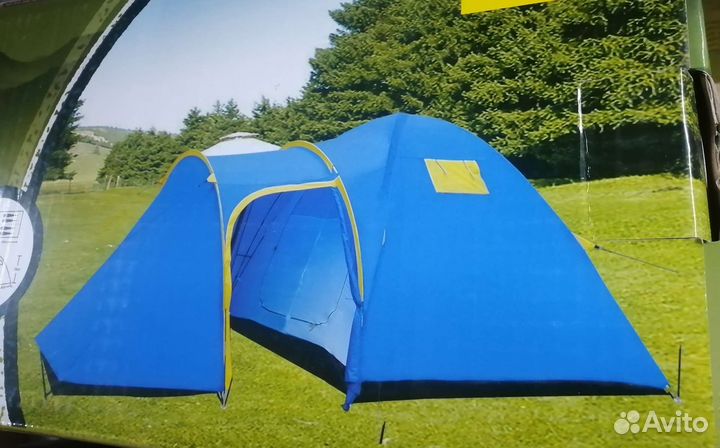 Палатка 6-ти местная с тамбуром туристическая