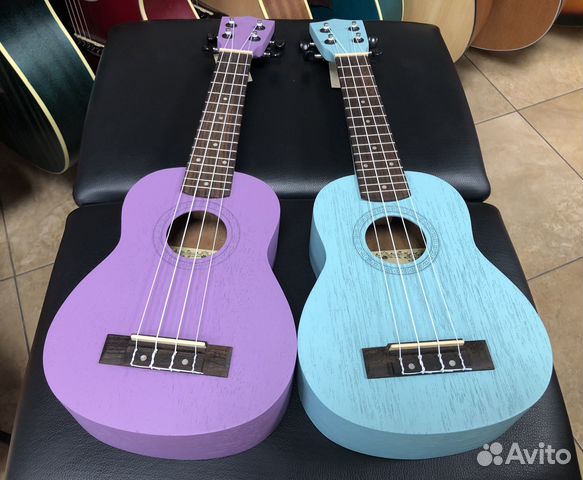 Укулеле сопрано. Индонезия (разные цвета)