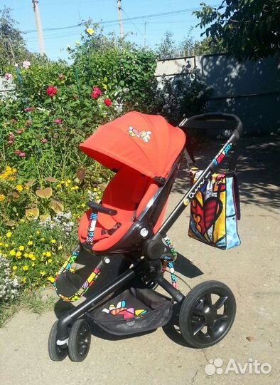 Коляска 2в1 Quinny Moodd by Britto Red Revolution