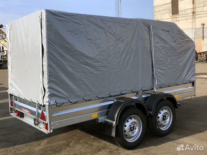 Прицеп 2-х осный 3,5 х 1,5 R16 на подрамнике