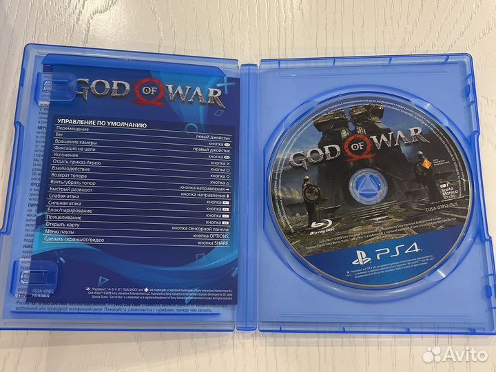 Игра для приставки ps4 god of war