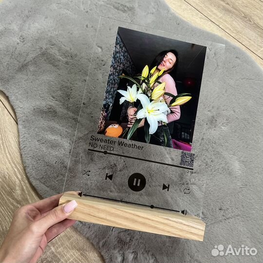 Живое фото на орг. стекле