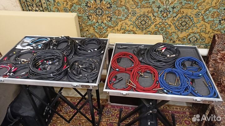 Кабели XLR, midi, RCA, jack