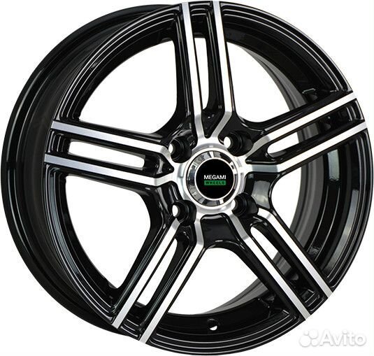 Диски r 15 100 6 новые Megami MGM-1 6x15/4x100 ET5
