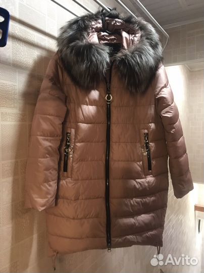 Пуховик женский зимний 44 46