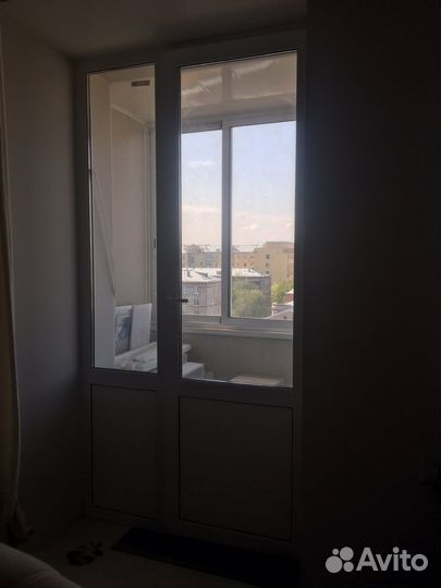 Окно пластиковое 3хстворчатое и балконная дверь