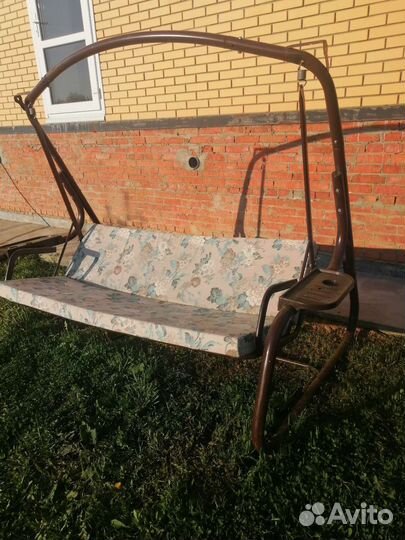 Садовые качели бу