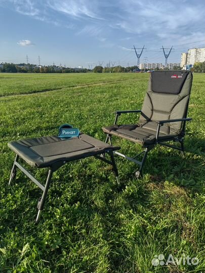 Карповое кресло с подставкой для ног