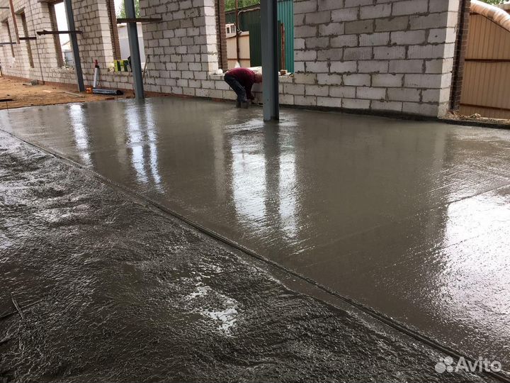 Бетонные промышленные полы