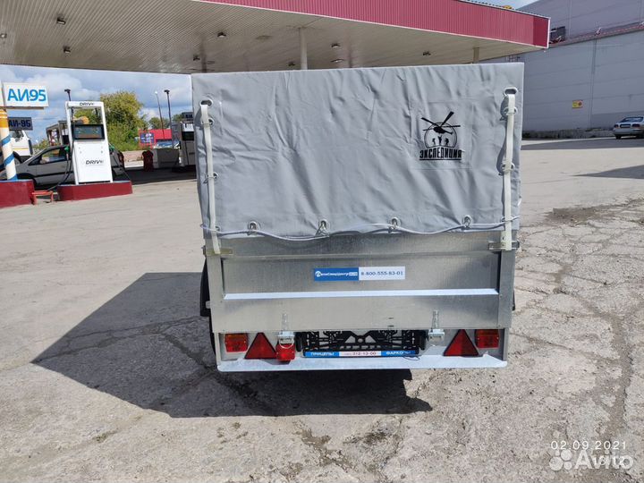 Прицеп Экспедиция (2500х1250х1000) мм. с тентом