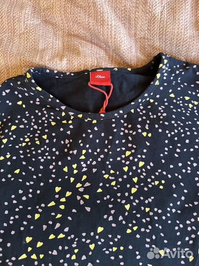 Юбка джинсовая и футболка s'oliver