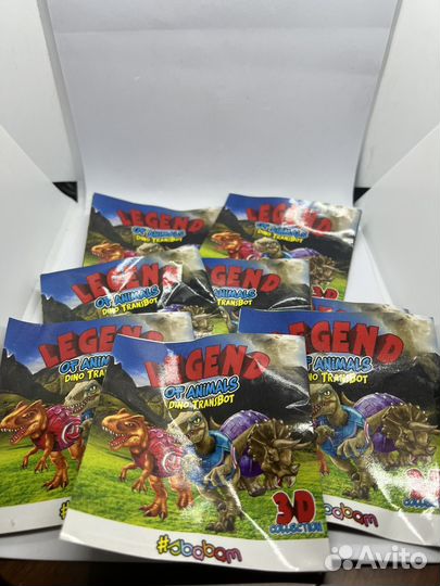 Динозавтра трансформеры яйцо Сбабам Sbabam