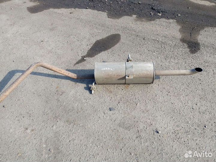 Глушитель citroen c4 седан