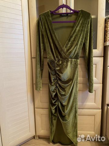 Бархатное платье