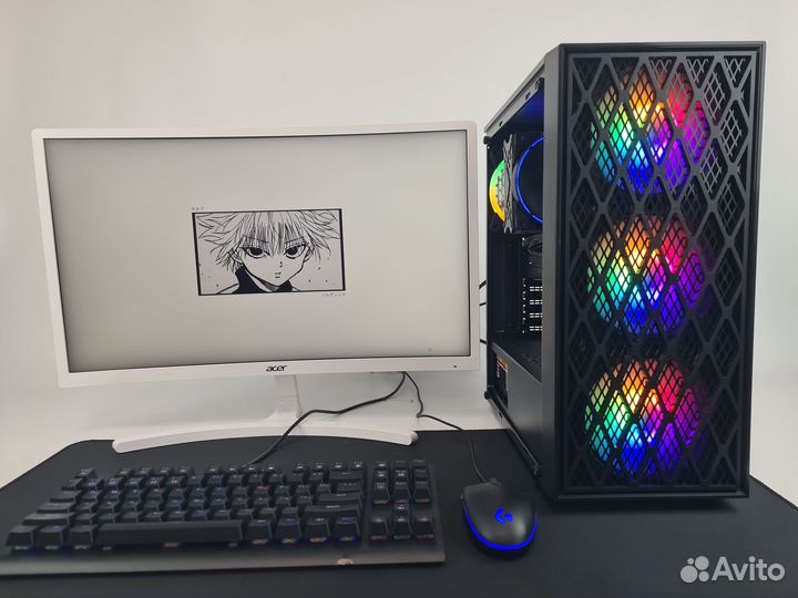 Комплект i5 10400F, RTX 3070 + IPS монитор Acer