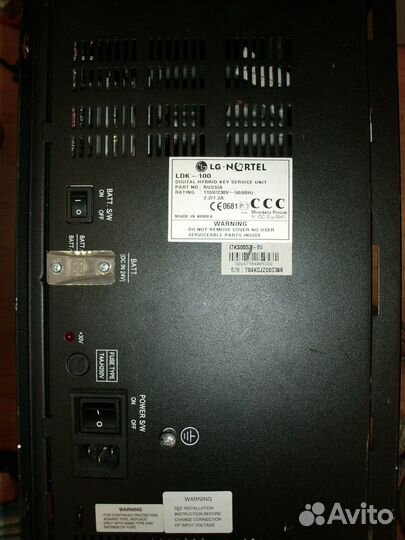 Атс LG nortel LDK-100 : телефонная станция